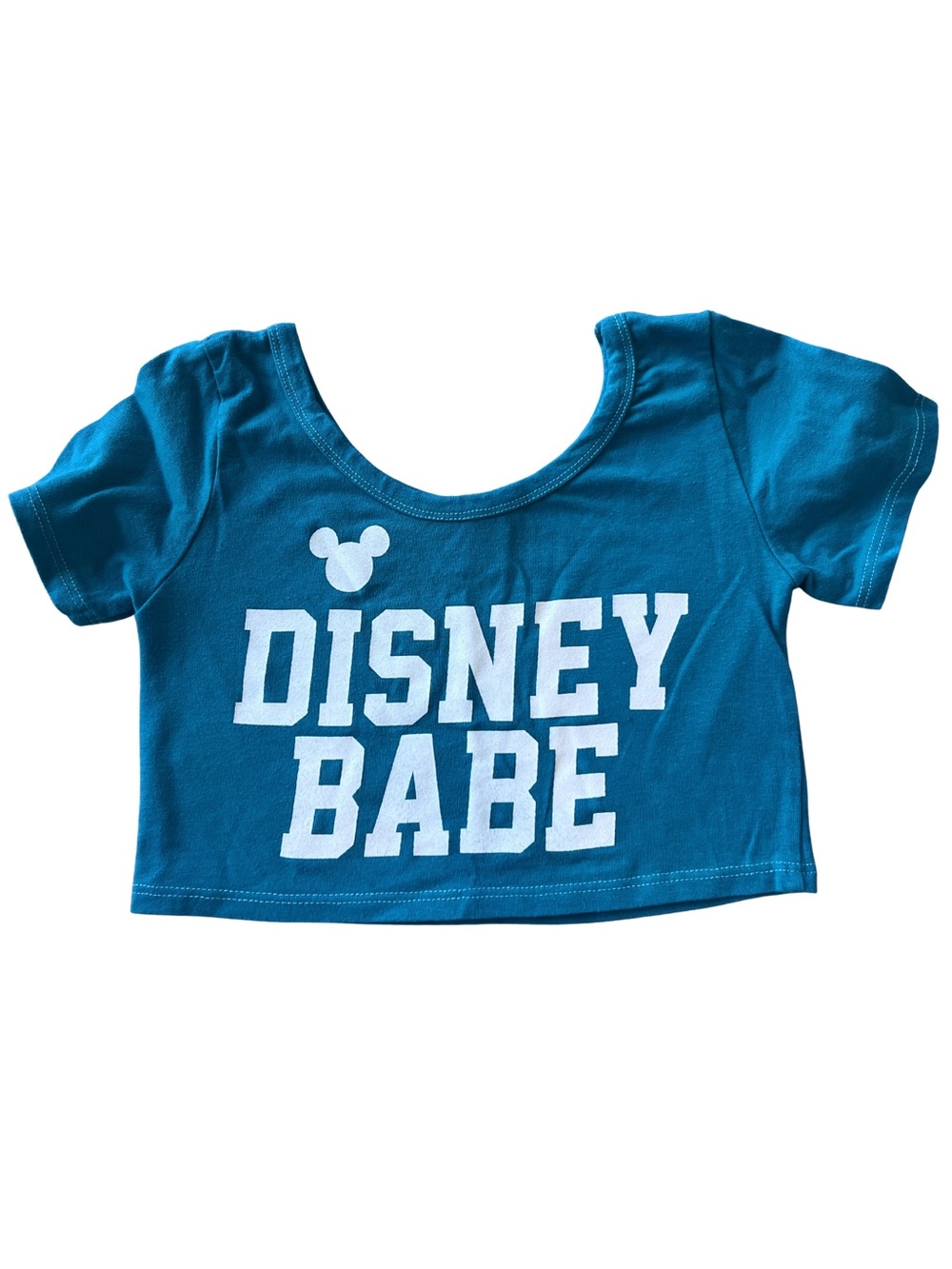 Disney Babe Blue Crop Tee - Wild Rich Kids